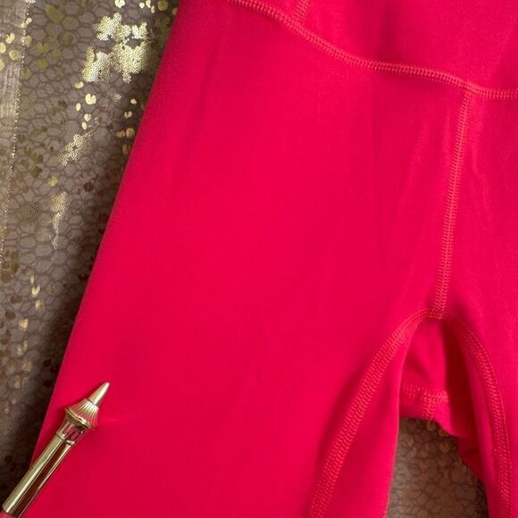 Free People Movement Never Better Coral Pink Leggings Electric Sunset XS - Picture 6 of 9